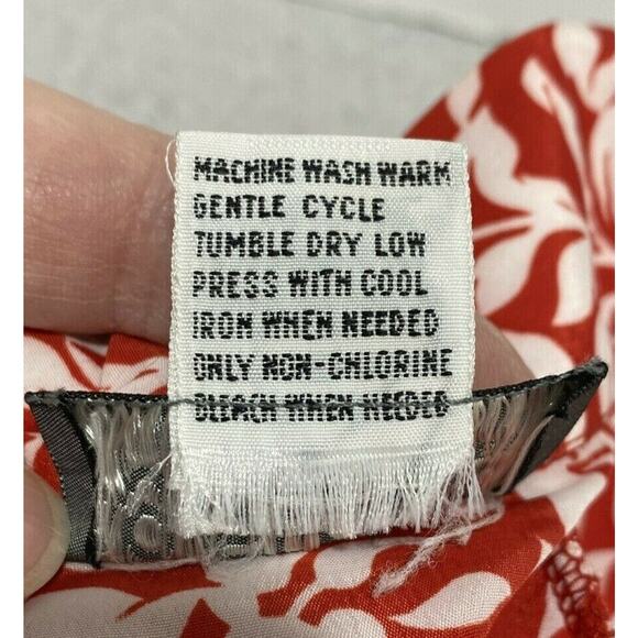 Vintage 1980 red & white true wrap dress short sleeves & patent belt retro chic - Picture 8 of 8